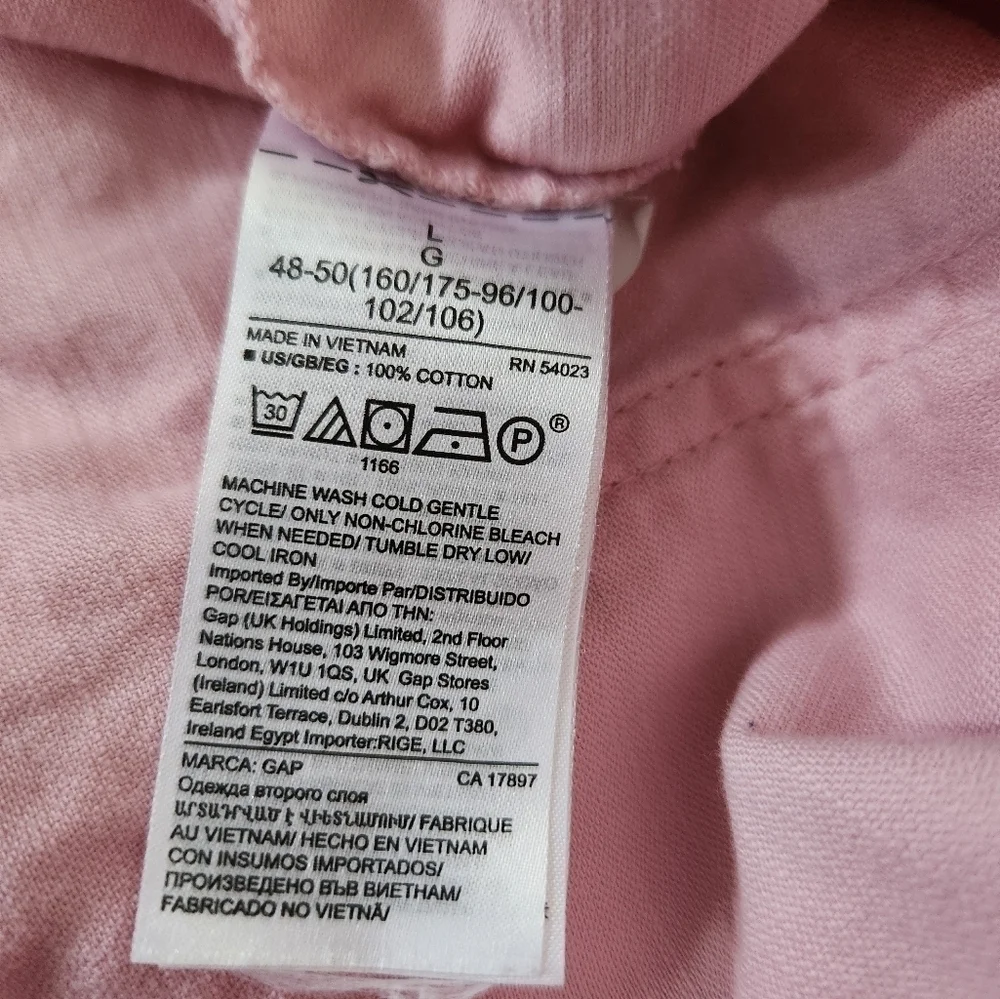 Gap Easy Pull On Pink Shorts Large